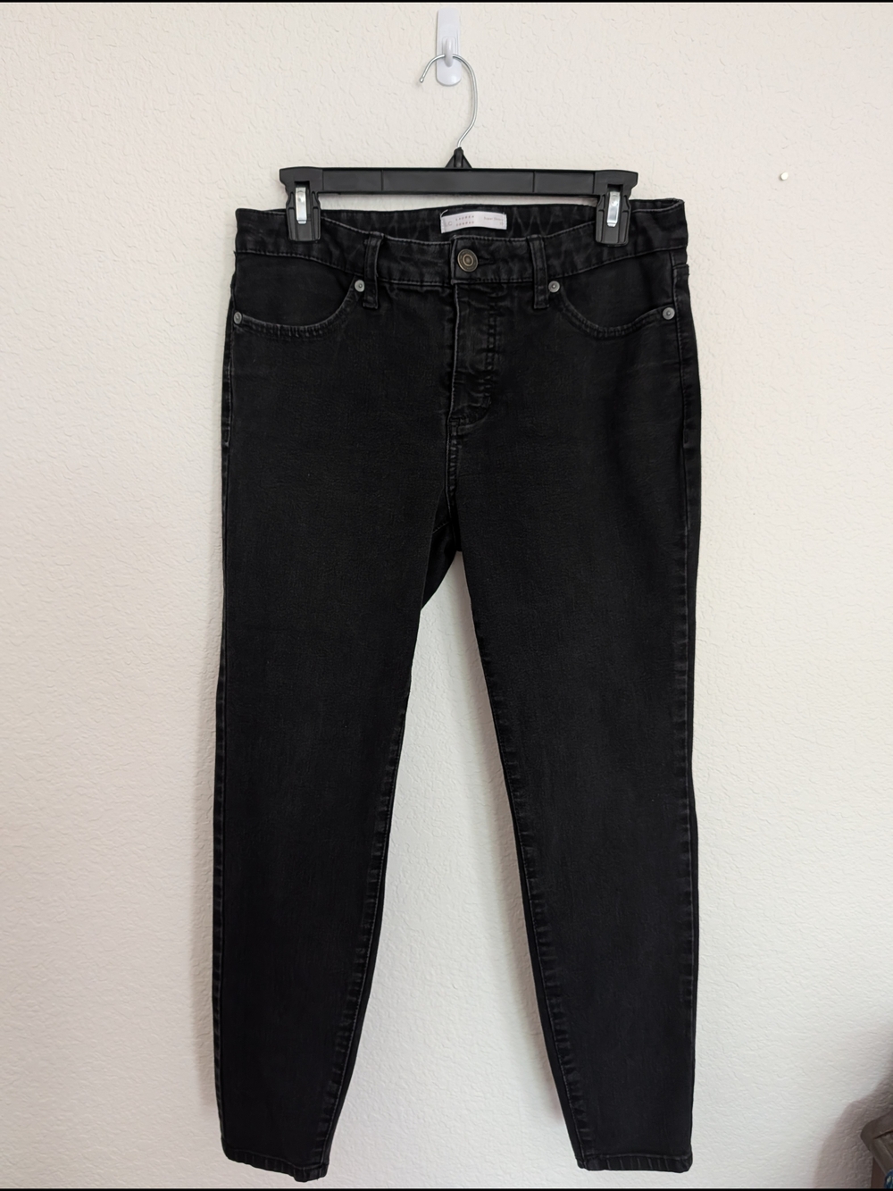 LC Lauren Conrad Black Skinny High-Rise Jeans